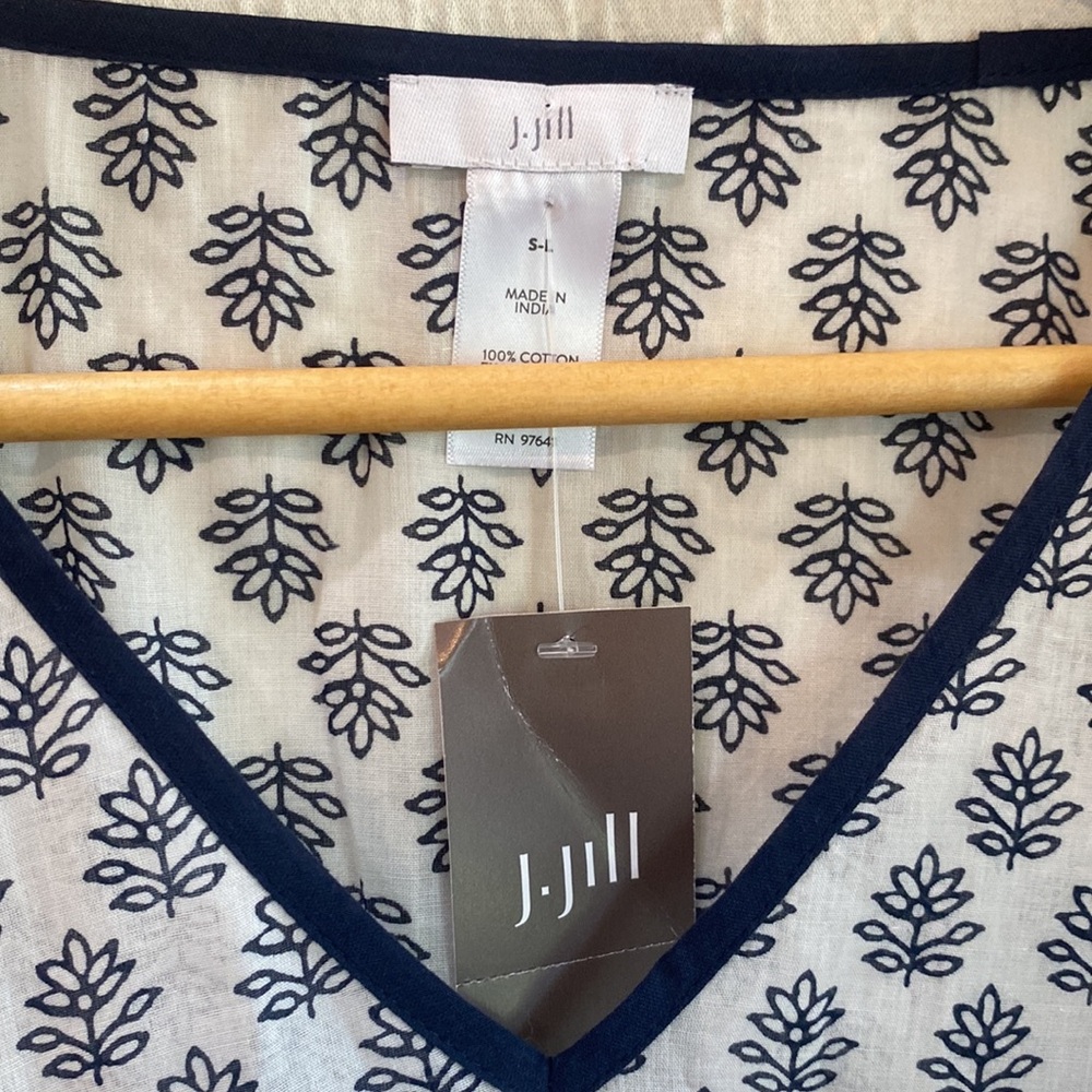J.Jill swim cover-up/poolside loungewear. size S-L (OSFM) NWT - Picture 3 of 13